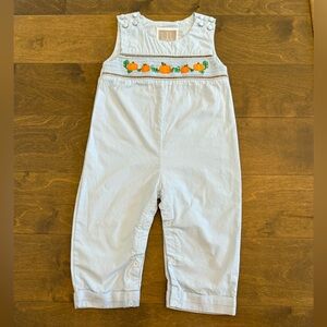 LIL Cactus Smocked Pumpkin Overalls 18-24 months